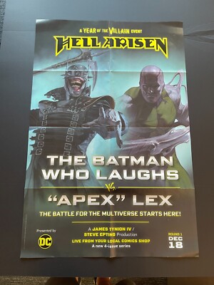 Hell Arisen Batman Who Laughs Promo Poster - 36'' x 24'' (DC)