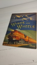 Wings And Wheels Book By Dean Vintage 1960s retro wings and wheels book 