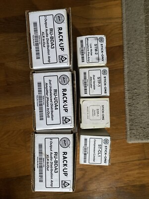 Rack-up Stick-On STM-2 Professional Low-Noise Microphone Preamplifier Plus Lot