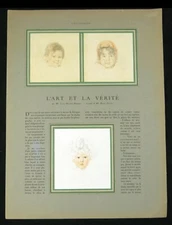 L'Art et la Vérité by Lucie Delarue-Mardrus Drawings - Renée Davids Booklet 1932