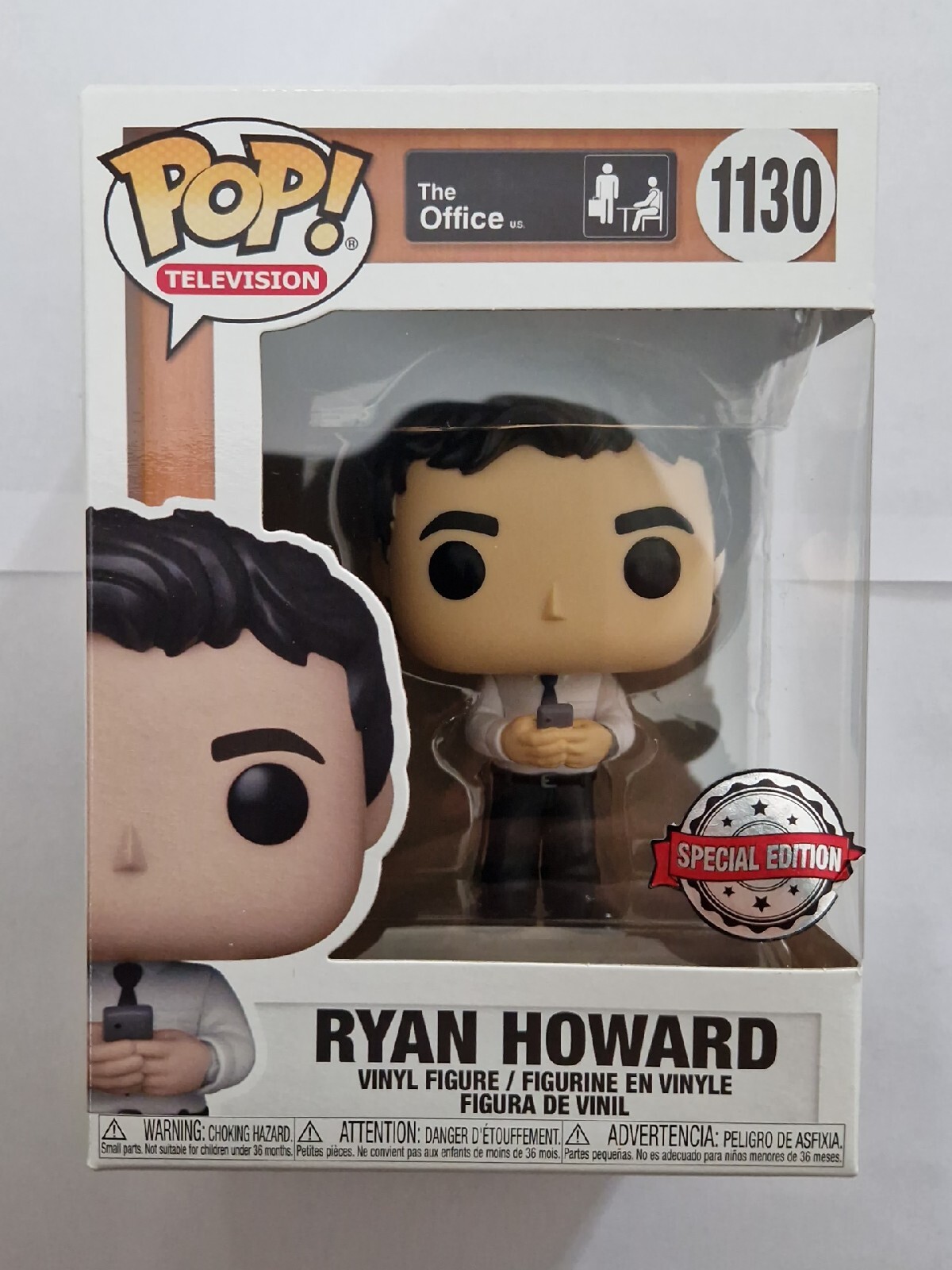 Funko Pop! Figura De Vinilo The Office Us Ryan Howard #1130 Edición Especial
