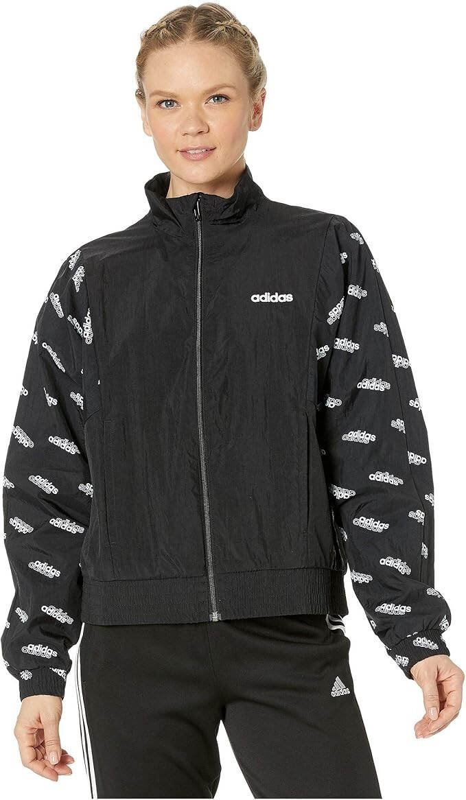 Women's adidas Logo Track Jacket_Black/White_Size XS | eBay Women's adidas Logo Track Jacket_Black/White_Size XS | eBay
