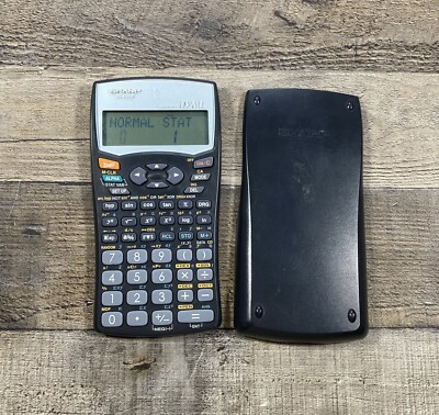 Sharp El-531w Scientific Calculator With Cover Tested Excellent Working Cond