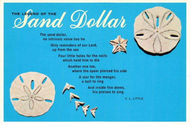 Legend Of The Sand Dollar Poem Printable