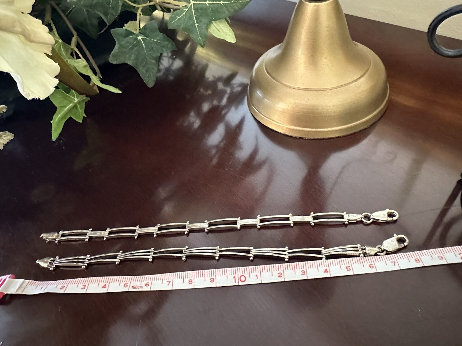 Sterling Silver Bangle Bracelets. Geometric Desig… - image 4