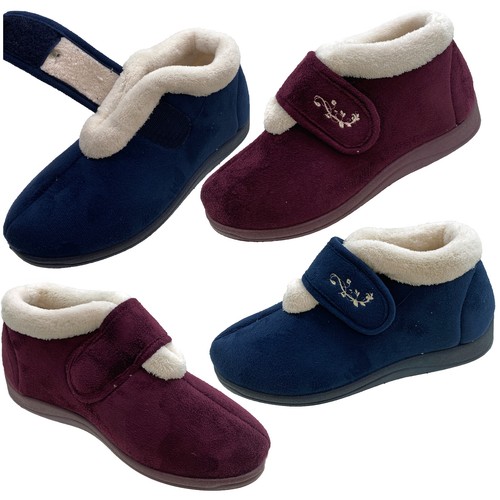 Xmas Gift Easy Close Boot Slippers | eBay