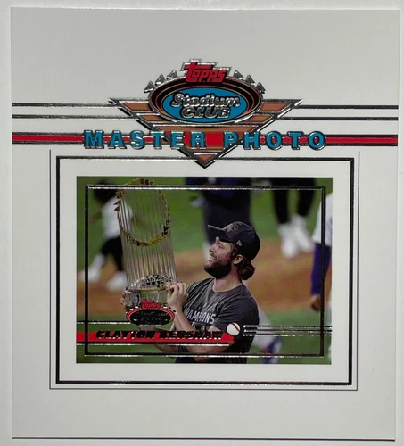 2021 TOPPS STADIUM CLUB MASTER PHOTO INSERT CLAYTON KERSHAW OBPCK LA DODGERS 