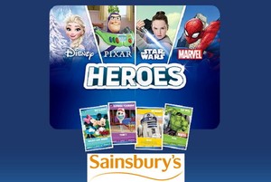 Sainsbury S Disney Heroes Cards Pick Any 4 For 1 50 Ebay