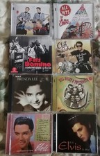 Rock'n'Roll CDs - Fats Domino Elvis Cliff Brenda Lee Bill Haley Everly Brothers