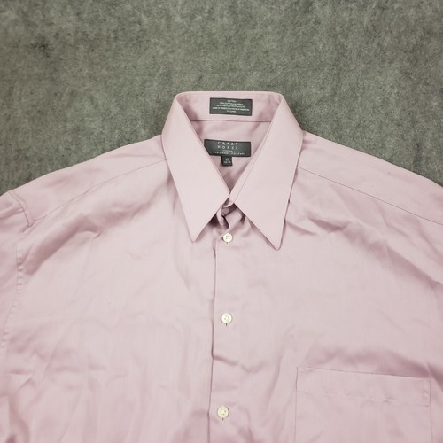 Crazy Horse Dress Shirt Mens Extra Large 17 Purple Button Up Long Sleeve Adult - Picture 3 of 10