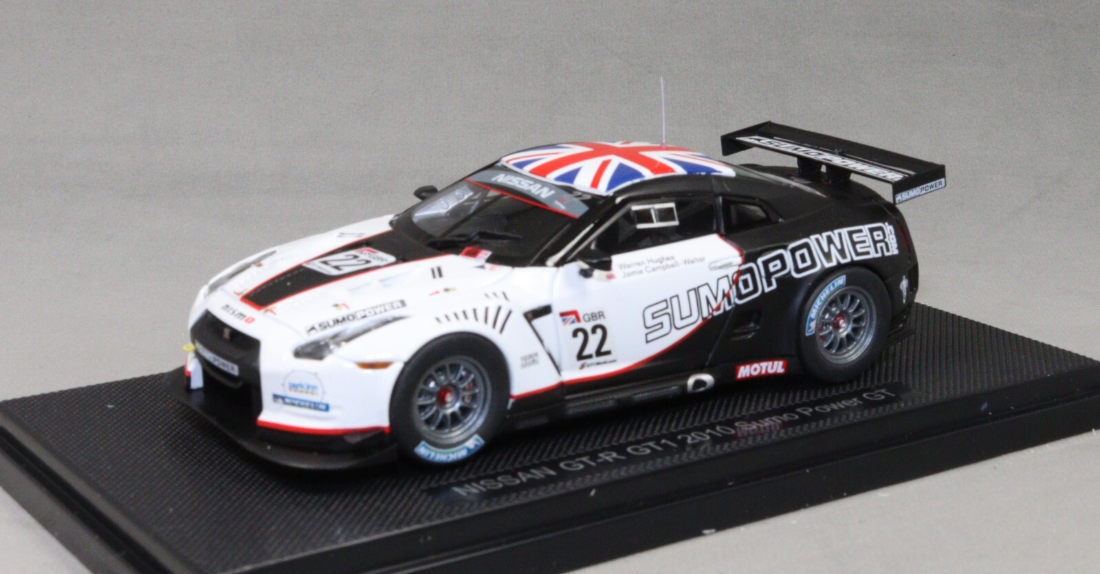 Ebbro Nissan GT-R GT1 2010 FIA GT Championship Hughes & Campbell-Walter 44382