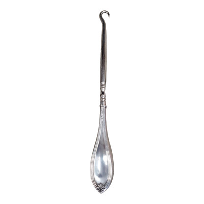 Antique Sterling Handle Shoe /  Clothes /  Glove Button Hook by Roden   13339