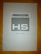 Genuine YAMAHA ELECTONE Organ Owner's Manual Model HS Series
