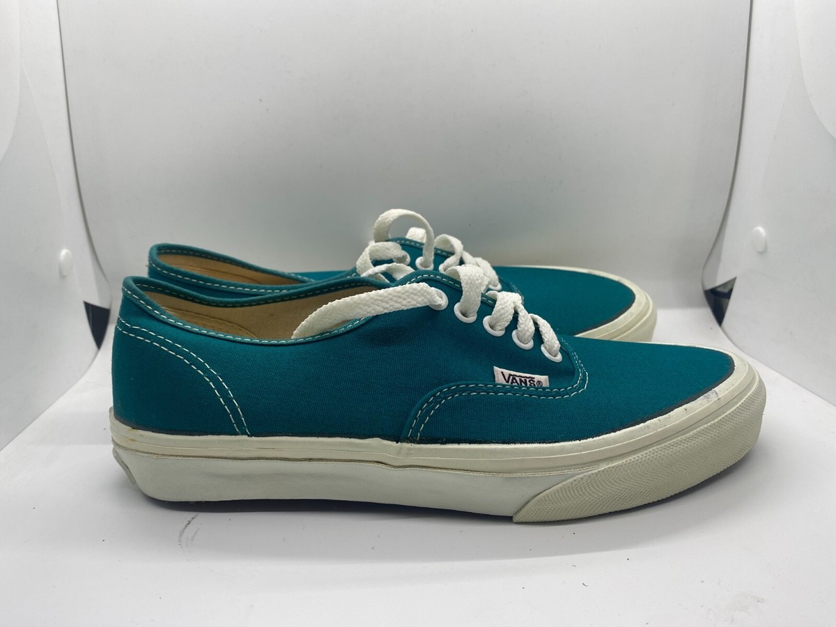 Vans Era 1980s Vintage Made in USA size 8W Teal Blue Authentic | eBay