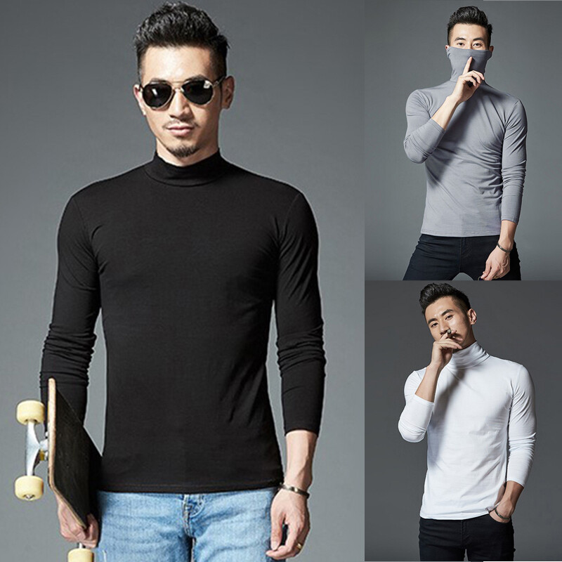 high neck t shirt with shirt