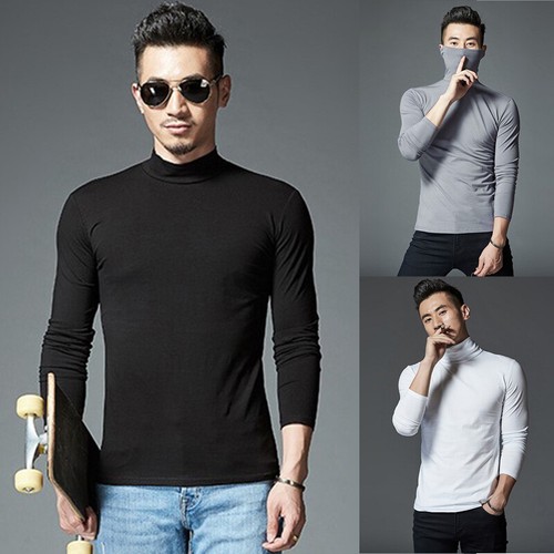 T-Shirt Long Sleeve Pullover Slim Basic 