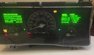 REPAIR SERVICE 2003 Lincoln Town Car Instrument Cluster Digital