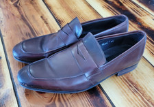 To Boot New York Adam Derrick Brown Leather Penny Loafers Dress Shoes Size 11