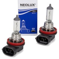 2X Neolux N711 GlüHlampe Halogenlampe Scheinwerfer H11 12V 55W PGJ19-2