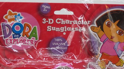 Dora the Explorer 3-D Character Sun Glasses 100% uva/uvb