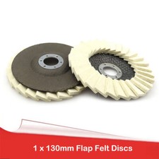 Ø125mm 5" Flap Felt Disc Polishing Angle Grinder Buffing Wheel Metal Best Price