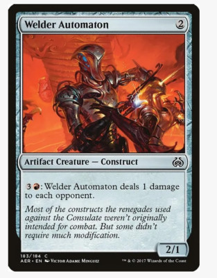 Welder Automaton 183 Aether Revolt (AER) PLAYSET (x4) Magic the Gathering NM/LP