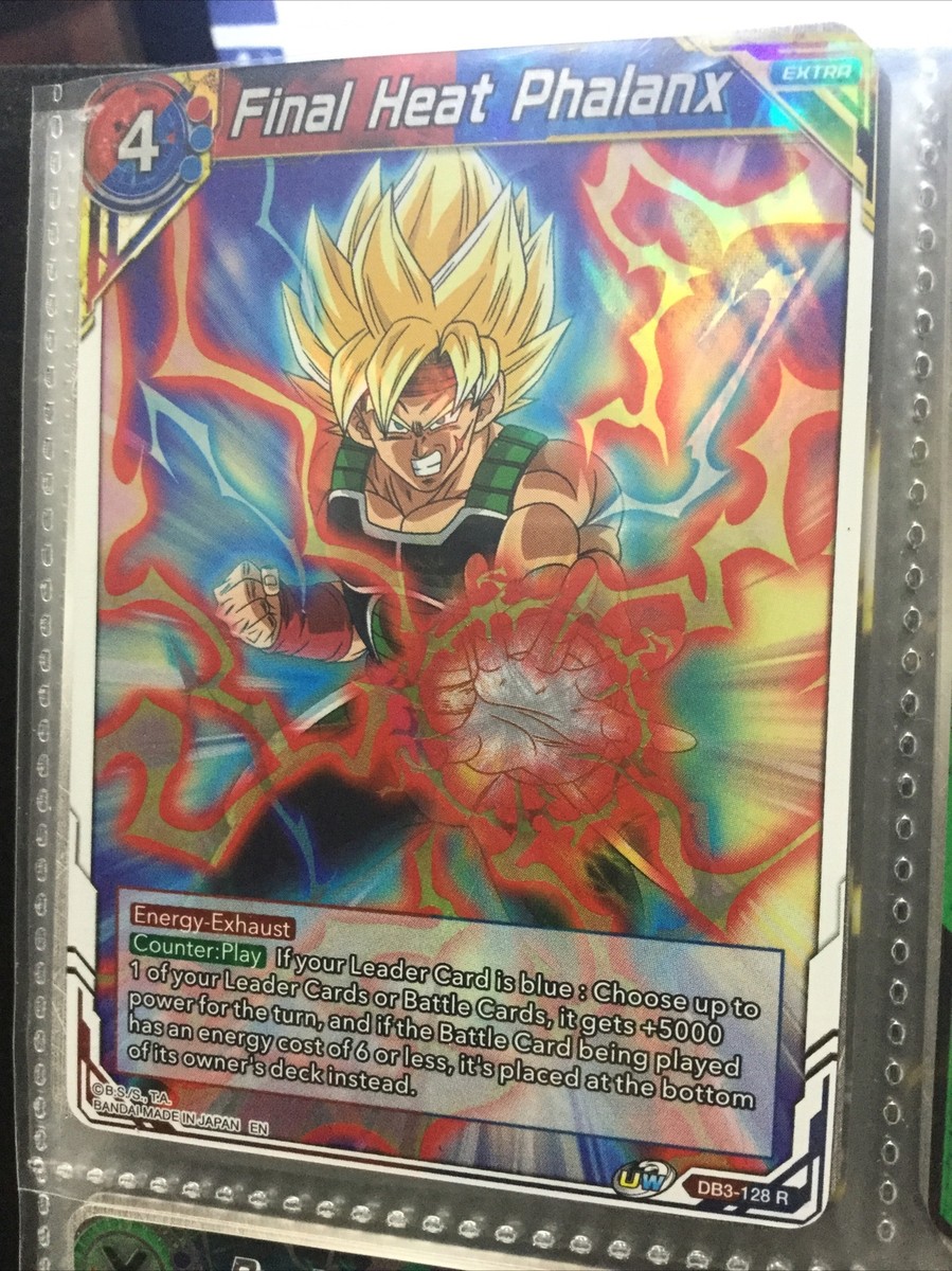 Final Heat Phalanx DB3-128 R Dragon Ball Super TCG NM Foil SS