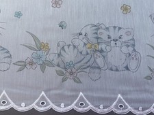 Scheibengardinen / süße Kätzchen / Meterware