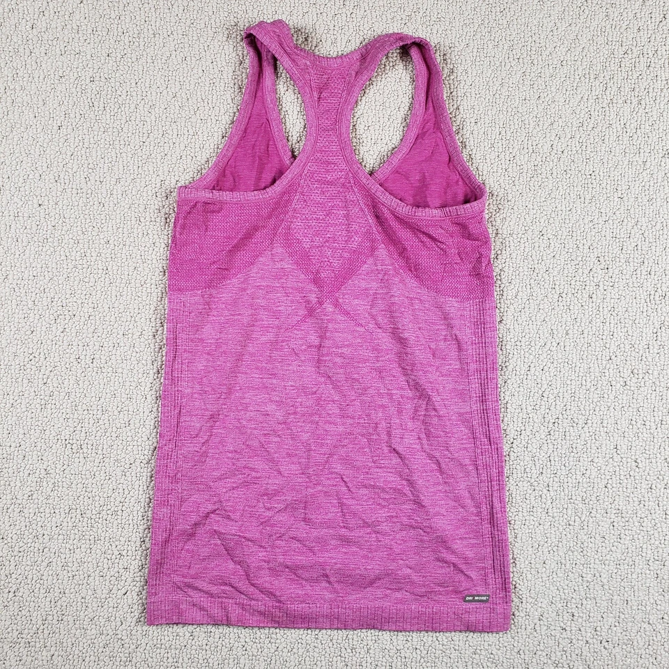 Camiseta sin mangas deportiva Danskin Now para mujer ajustada mediana rosa espalda deportiva Foto 4 de 4