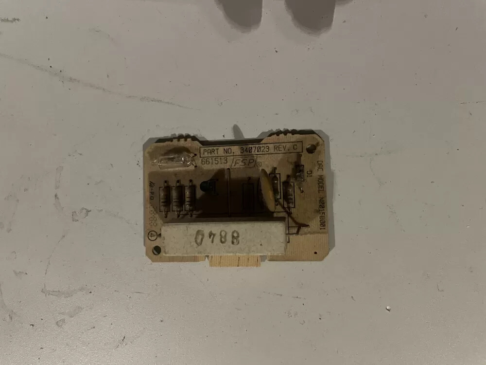 KitchenAid Kenmore 3407023 661513 Dryer Control Board AZ31997 Replacement Part Wm107-image