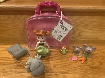 DISNEY Animator's Collection Mini Doll Playset Anna Frozen first edition 