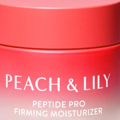 Peach Lily Peptide Pro Firming Moisturizer 1.69 oz LOOK GOOD & HELP DOGS & CATS!
