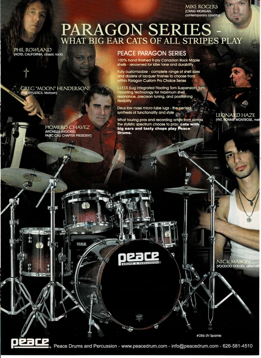 PEACE DRUMS - Rowland  Henderson  Haze  Mason  Chavez - 2009 Print Ad |  eBay