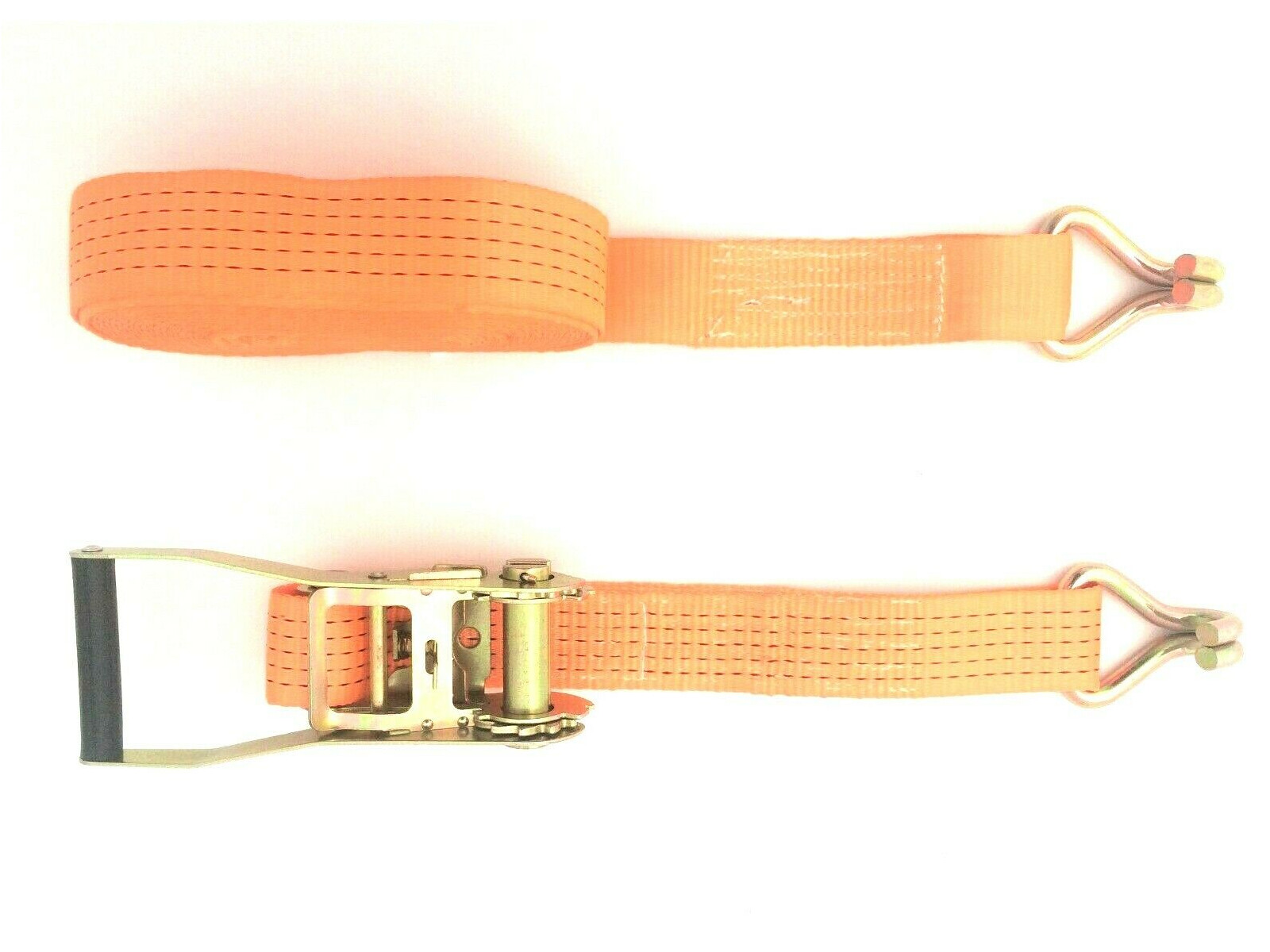 Set Cinghie Fissaggio 10m Set 10 Cinghie Di Fissaggio & Serraggio 10mt - Portata 5 Tonnellate (5000 Kg) | 50 Mm Larghezza TÜV Certificato Set 10 Cinghie Da Carico - Foto 3