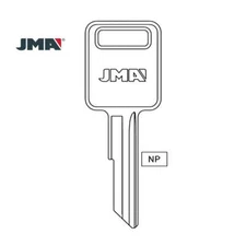 JMA Replacement Uncut Key Blank for International Truck - RA4 - AMM-3 (10 Pack)