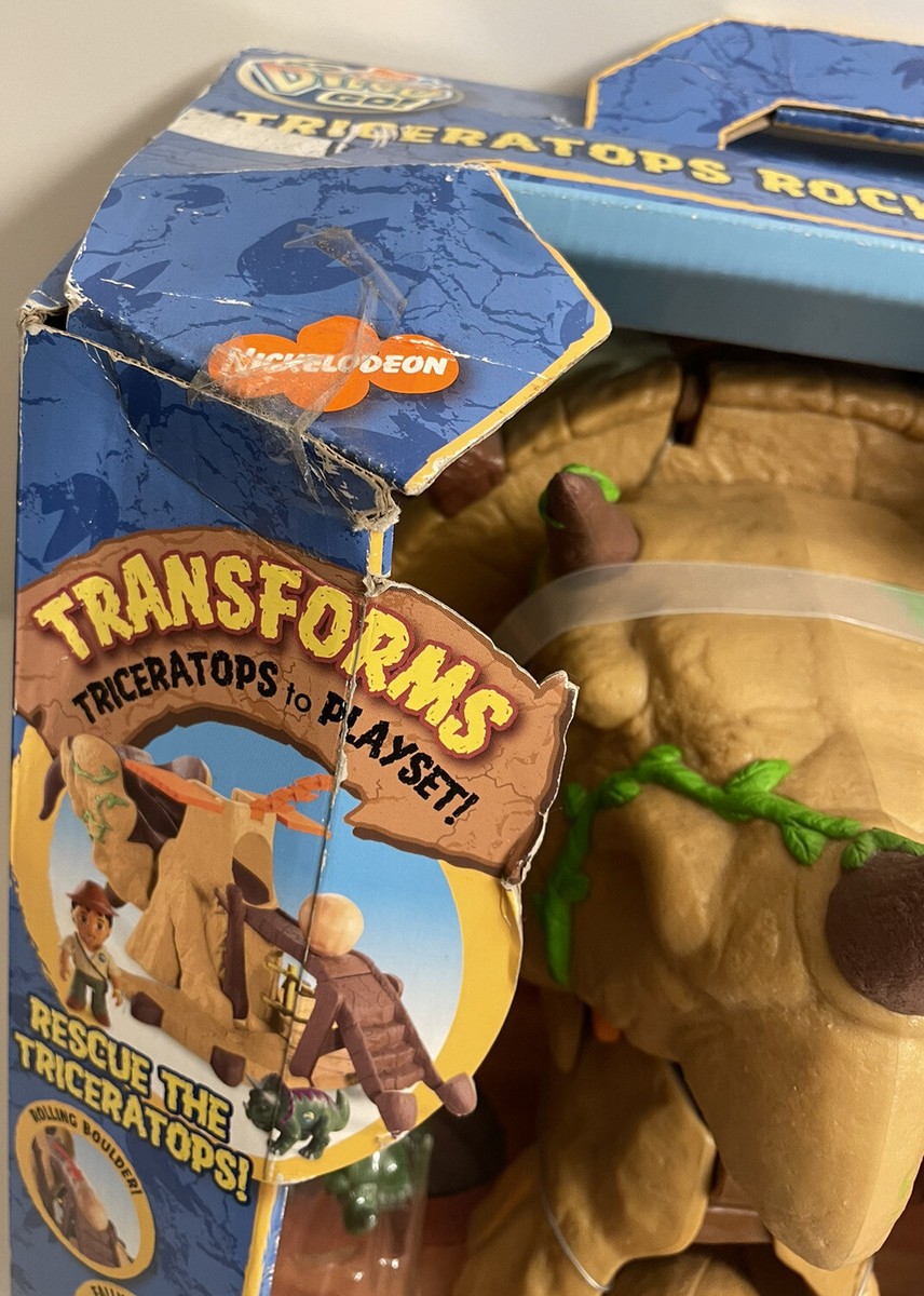 2008 Nick Jr. Go Diego Go Triceratops Rock Playset by Fisher