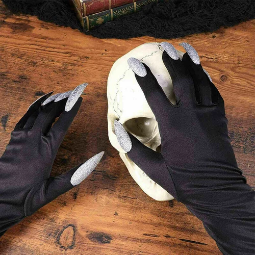 Halloween Requisiten Pfote Handschuhe Cosplay Party Kostüm langer Fingernagel Clown Krallen - Bild 4 von 20