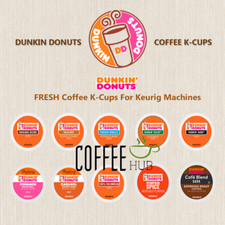 Dunkin Donuts Coffee K Cups 6 16 18 24 Count Pods Capsules lot Mix SEALED KEURIG