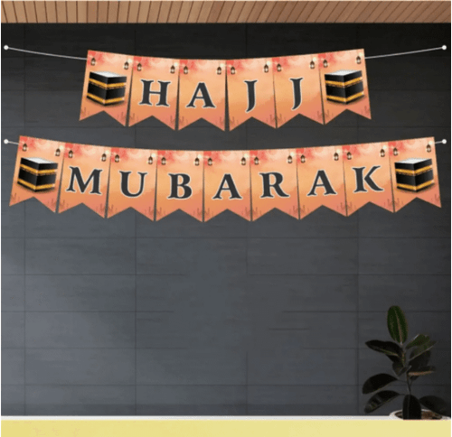 Umrah hajj banner decoration hajj umrah mubarak banner Bunting decorations - Picture 8 of 35