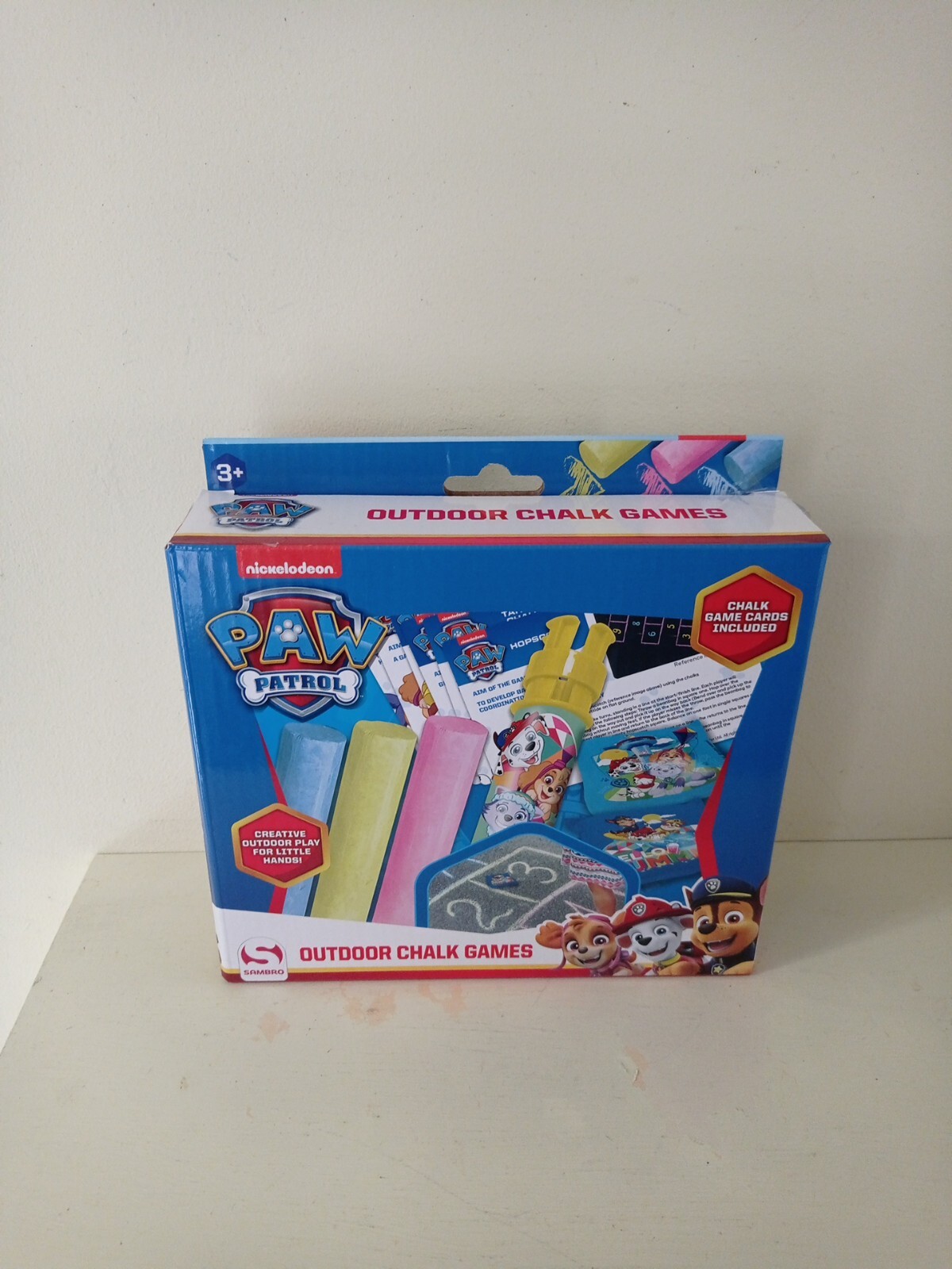 Paw Patrol Kids Outdoor Chalk Games Age 3+