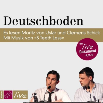 DEUTSCHBODEN MORITZ VON USLAR   Clemens Schick CD neu OVP