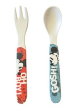 Mickey Mouse Toddler Silverware Fork Spoon Gosh/Oh Boy