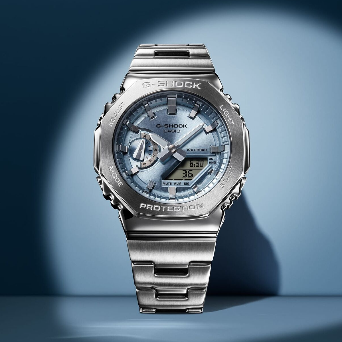 CASIO G-SHOCK GM-2110D-2AJF FULL METAL Analog Digital Watch Sky