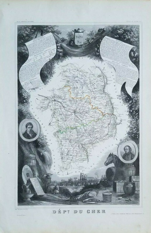 "Atlas National Illustre des et des Possessions de la France, Maps