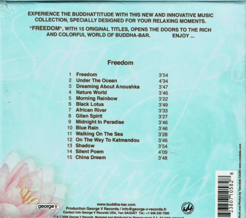 Buddhattitude Freedom Buddha-Bar Collection BRAND NEW SEALED