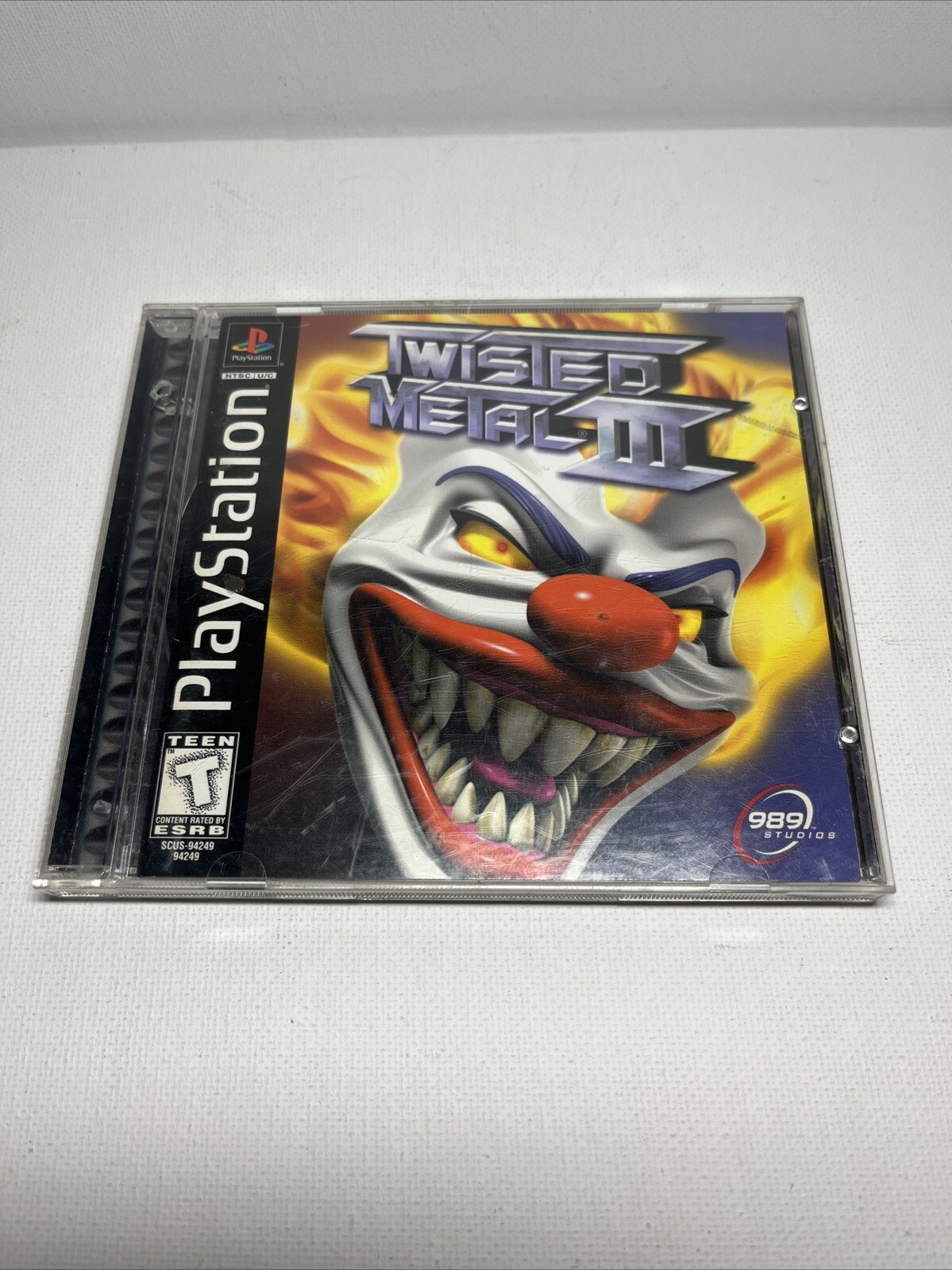 Twisted Metal III 3 (PS1, 1998) Black Label MINT/NM Disc Complete CIB Manual Reg