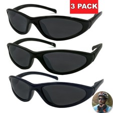 3 Pack - NEW 2021 Model Men's Sunglasses Fishing Golf Driving Sports Wrap Around