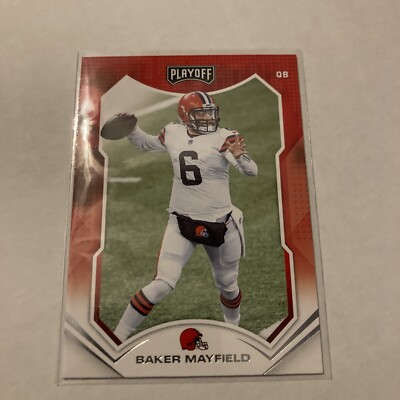 2021 Playoff Football #37 Baker Mayfield Browns Buccaneers