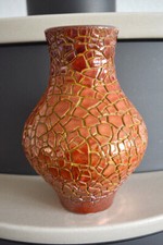 Keramikvase Mosaikvase - EOSIN VASE- Zsolnay Keramik,Pecs,Ungarn- 50iger Jahre