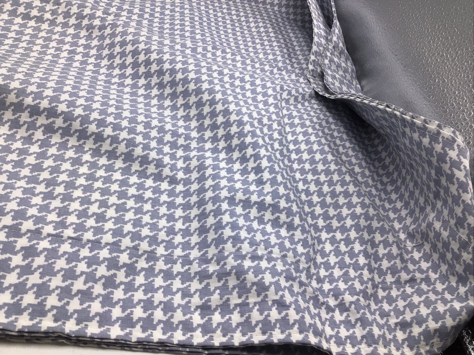 Ralph Lauren Pillow Shams Grace Addison Houndstooth Blue Standard Pair